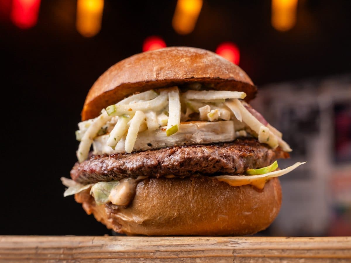 Ziegenpeter – Burger mit Ziegenkäse